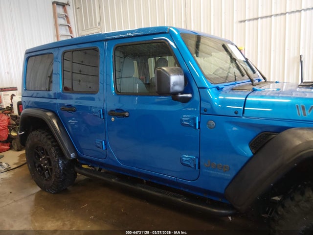 44731128 :رقم المزاد ، 1C4RJXN65RW194156 vin ، 2024 Jeep Wrangler 4xe Willys 4xe مزاد بيع