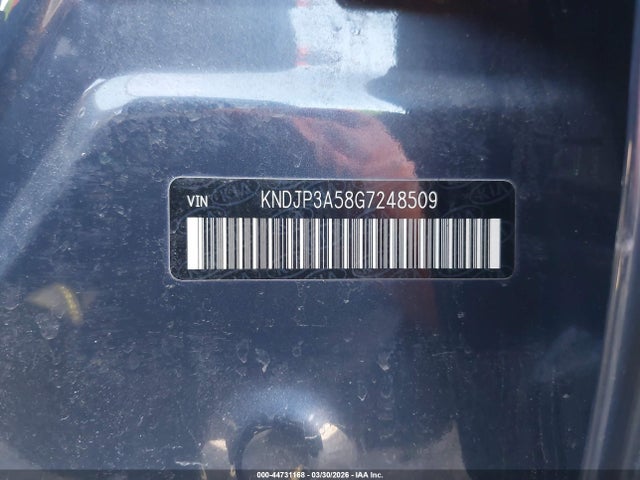KIA SOUL + 2016 KNDJP3A58G7248509 Image 9