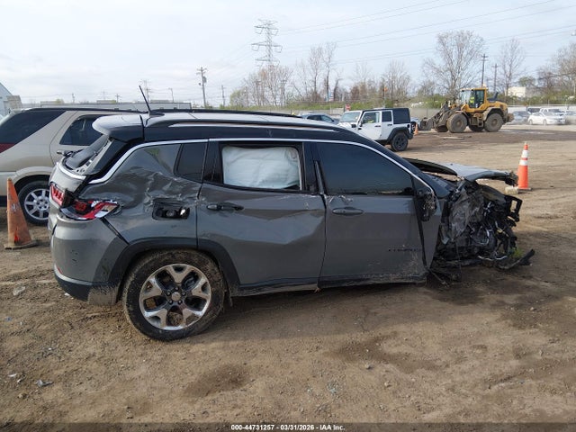 44731257 :رقم المزاد ، 3C4NJCCB1MT585312 vin ، 2021 Jeep Compass Limited Fwd مزاد بيع