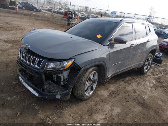 44731257 :رقم المزاد ، 3C4NJCCB1MT585312 vin ، 2021 Jeep Compass Limited Fwd مزاد بيع
