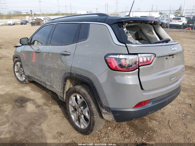 44731257 :رقم المزاد ، 3C4NJCCB1MT585312 vin ، 2021 Jeep Compass Limited Fwd مزاد بيع