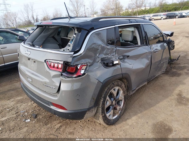 44731257 :رقم المزاد ، 3C4NJCCB1MT585312 vin ، 2021 Jeep Compass Limited Fwd مزاد بيع