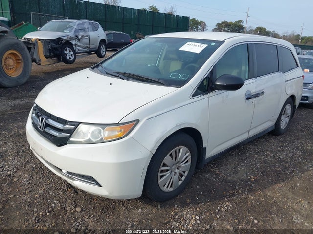 44731332 :رقم المزاد ، 5FNRL5H25EB070037 vin ، 2014 Honda Odyssey Lx مزاد بيع