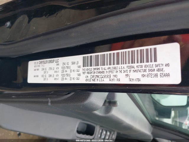 Продаж на аукціоні авто 2012 Jeep Liberty Sport, vin: 1C4PJMAK1CW101018, номер лоту: 44731365