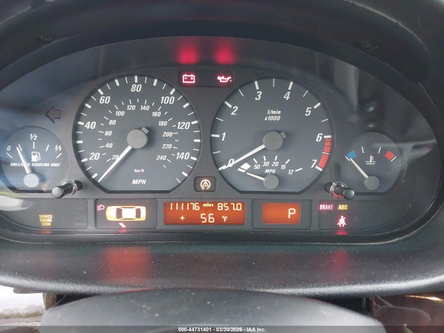 44731401 :رقم المزاد ، WBABS33482PG84468 vin ، 2002 Bmw 325ci مزاد بيع