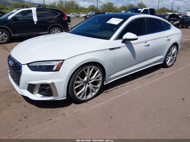 2022 Audi A5 Sportback Premium Plus 45 Tfsi S Line Quattro S Tronic მანქანა იყიდება აუქციონზე, vin: WAUFACF59NA018992, აუქციონის ნომერი: 44731428