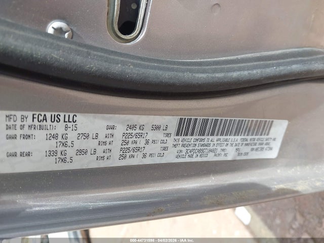 2016 DODGE JOURNEY 3C4PDCAB9GT104021 Photo 8