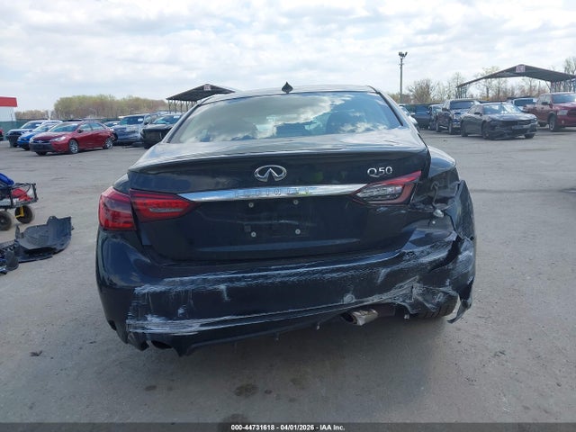 2019 Infiniti Q50 3.0t Luxe მანქანა იყიდება აუქციონზე, vin: JN1EV7AP2KM514040, აუქციონის ნომერი: 44731618
