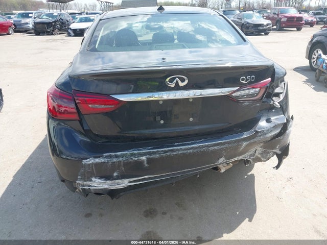 2019 Infiniti Q50 3.0t Luxe მანქანა იყიდება აუქციონზე, vin: JN1EV7AP2KM514040, აუქციონის ნომერი: 44731618