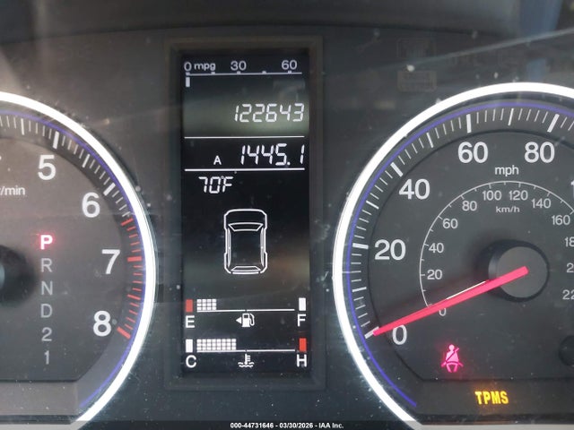 2009 Honda Cr-v Ex-l მანქანა იყიდება აუქციონზე, vin: 5J6RE48789L048711, აუქციონის ნომერი: 44731646