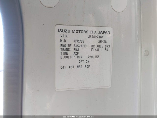 Aukcja sprzedaży 2006 Gmc W3s042 W3500 Dsl Reg, vin: J8DB4B16467022464, numer aukcji: 44731930