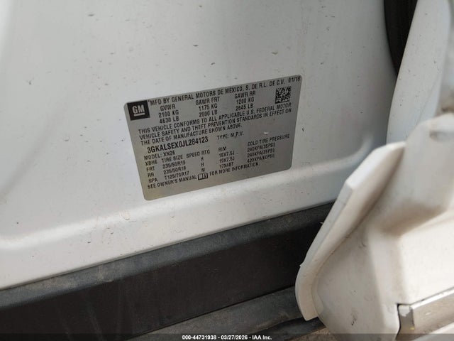 Продаж на аукціоні авто 2018 Gmc Terrain Denali, vin: 3GKALSEX0JL284123, номер лоту: 44731938