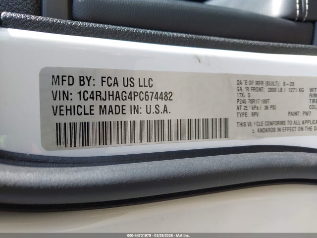 2023 JEEP GRAND CHEROKEE 1C4RJHAG4PC674482 Photo 8