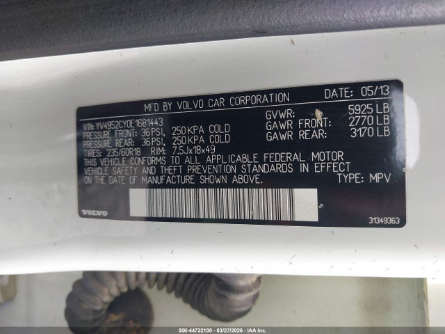 2014 VOLVO XC90 YV4952CY0E1681443 Photo 8