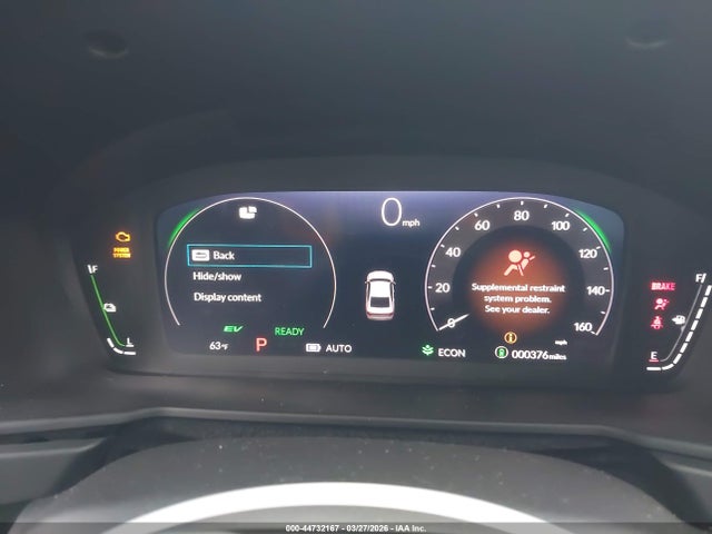 Продажа на аукционе авто 2025 Honda Accord Hybrid Touring, vin: 1HGCY2F81SA058907, номер лота: 44732167