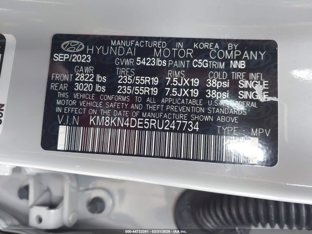 Hyundai Ioniq 5 Sel 2024 KM8KN4DE5RU247734 Image 9