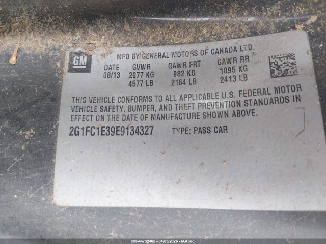 2014 CHEVROLET CAMARO 2G1FC1E39E9134327 Photo 8