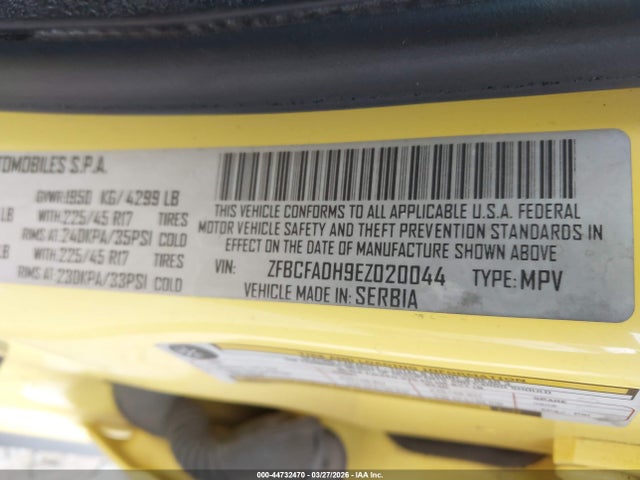2014 FIAT 500L ZFBCFADH9EZ020044 Photo 8