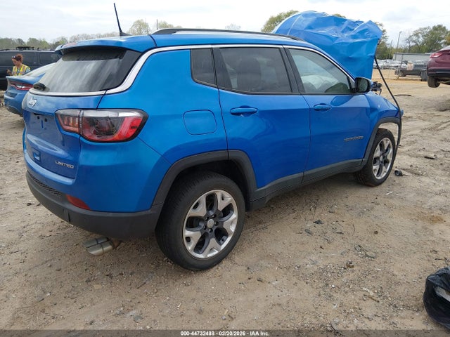 44732488 :رقم المزاد ، 3C4NJDCB6MT511289 vin ، 2021 Jeep Compass Limited 4x4 مزاد بيع