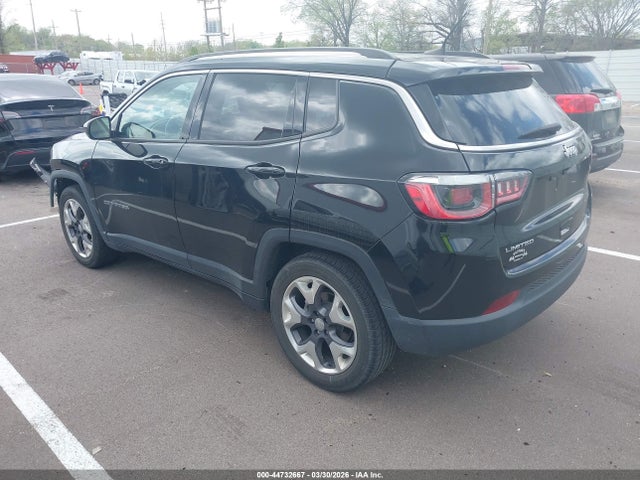 44732667 :رقم المزاد ، 3C4NJCCB0LT200854 vin ، 2020 Jeep Compass Limited Fwd مزاد بيع