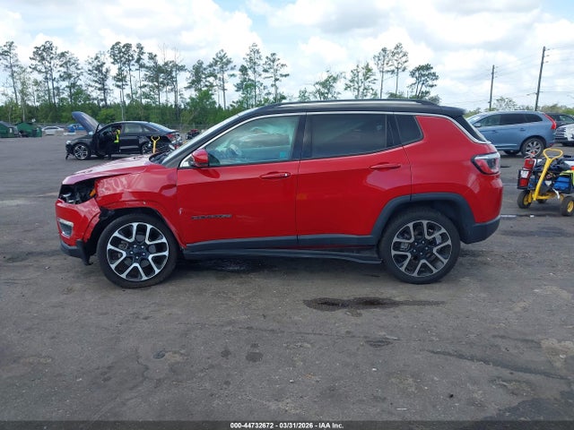 44732672 :رقم المزاد ، 3C4NJDCB2JT163664 vin ، 2018 Jeep Compass Limited 4x4 مزاد بيع