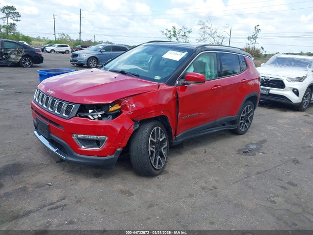 44732672 :رقم المزاد ، 3C4NJDCB2JT163664 vin ، 2018 Jeep Compass Limited 4x4 مزاد بيع