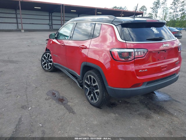 44732672 :رقم المزاد ، 3C4NJDCB2JT163664 vin ، 2018 Jeep Compass Limited 4x4 مزاد بيع