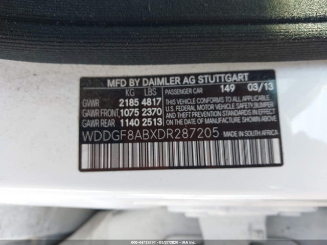 Продажа на аукционе авто 2013 Mercedes-benz C 300 Sport 4matic, vin: WDDGF8ABXDR287205, номер лота: 44732891