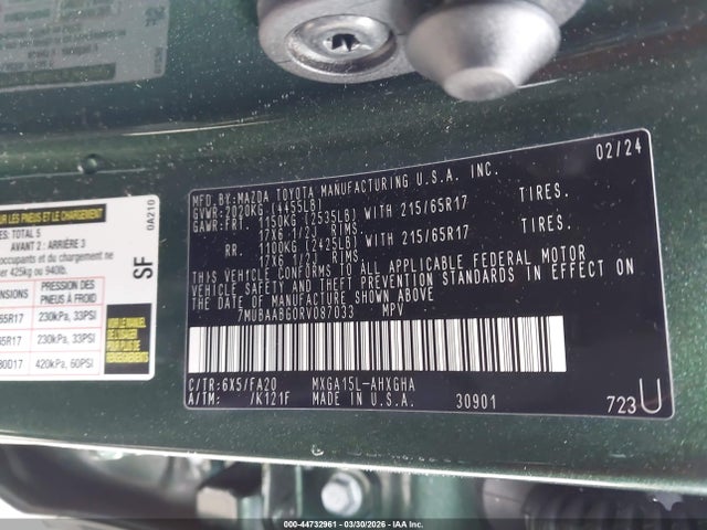Toyota Corolla Cross Le 2024 7MUBAABG0RV087033 Image 9
