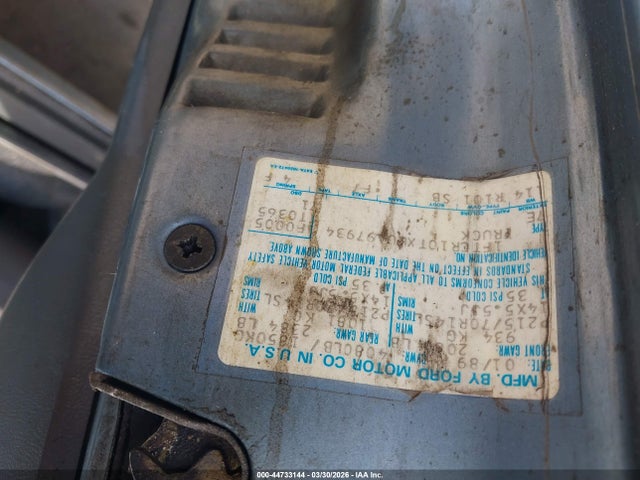 1989 Ford Ranger მანქანა იყიდება აუქციონზე, vin: 1FTCR10TXKUA97934, აუქციონის ნომერი: 44733144
