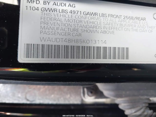 2005 AUDI A4 WAUDT48H85K013114 Photo 8