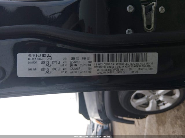Aukcja sprzedaży 2018 Jeep Compass Latitude Fwd, vin: 3C4NJCBB3JT327659, numer aukcji: 44733226