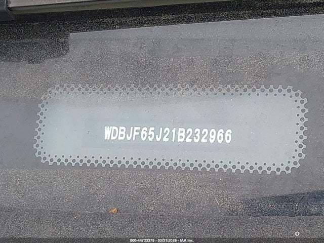 44733375 :رقم المزاد ، WDBJF65J21B232966 vin ، 2001 Mercedes-benz E 320 مزاد بيع