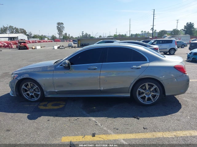 44733401 :رقم المزاد ، 55SWF4KB9FU012591 vin ، 2015 Mercedes-benz C 300 Sport 4matic مزاد بيع