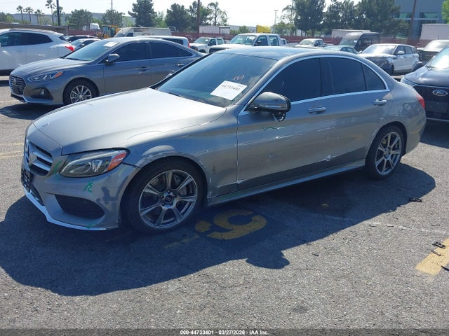 44733401 :رقم المزاد ، 55SWF4KB9FU012591 vin ، 2015 Mercedes-benz C 300 Sport 4matic مزاد بيع