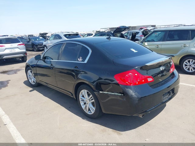 44733405 :رقم المزاد ، JN1DV6AP8BM601043 vin ، 2011 Infiniti G25 Journey مزاد بيع