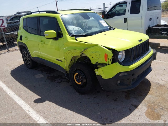 Aukcja sprzedaży 2018 Jeep Renegade Altitude 4x4, vin: ZACCJBBB9JPH95078, numer aukcji: 44733486