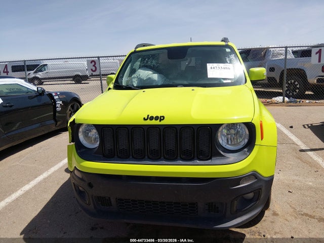 2018 Jeep Renegade Altitude 4x4 მანქანა იყიდება აუქციონზე, vin: ZACCJBBB9JPH95078, აუქციონის ნომერი: 44733486