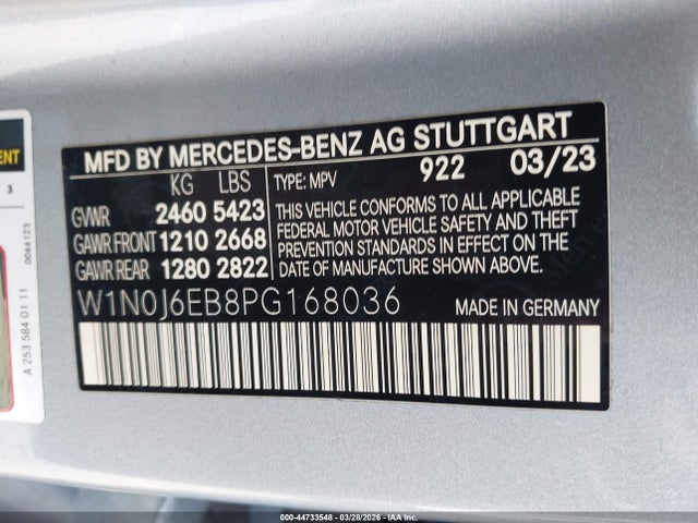 Aukcja sprzedaży 2023 Mercedes-benz Amg Glc 43 4matic Coupe, vin: W1N0J6EB8PG168036, numer aukcji: 44733548