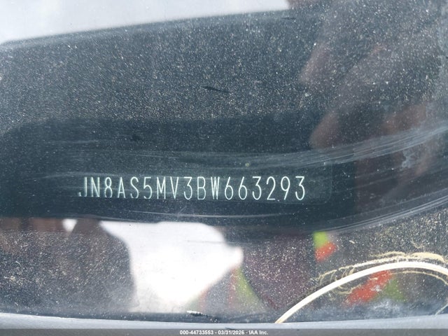 Aukcja sprzedaży 2011 Nissan Rogue S, vin: JN8AS5MV3BW663293, numer aukcji: 44733553
