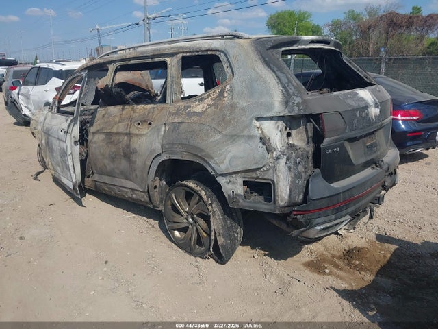 2022 Volkswagen Atlas 3.6l V6 Se W/technology მანქანა იყიდება აუქციონზე, vin: 1V2WR2CA6NC553899, აუქციონის ნომერი: 44733599
