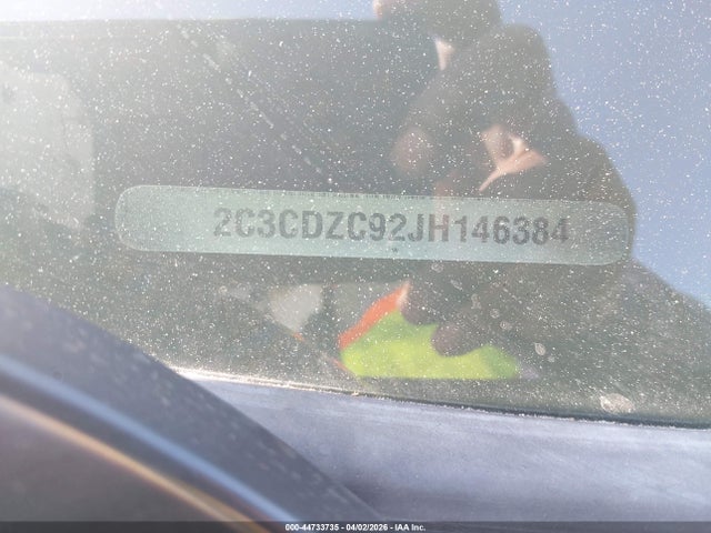 44733735 :رقم المزاد ، 2C3CDZC92JH146384 vin ، 2018 Dodge Challenger Srt Hellcat Widebody مزاد بيع