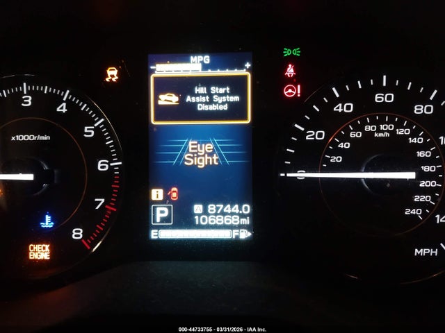 Продаж на аукціоні авто 2019 Subaru Crosstrek 2.0i, vin: JF2GTABCXK8243629, номер лоту: 44733755
