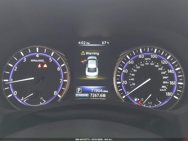 44733773 :رقم المزاد ، JN1CV7AP4HM640805 vin ، 2017 Infiniti Q50 2.0t Base مزاد بيع