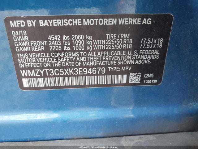 Mini Countryman Cooper S 2019 WMZYT3C5XK3E94679 Image 9
