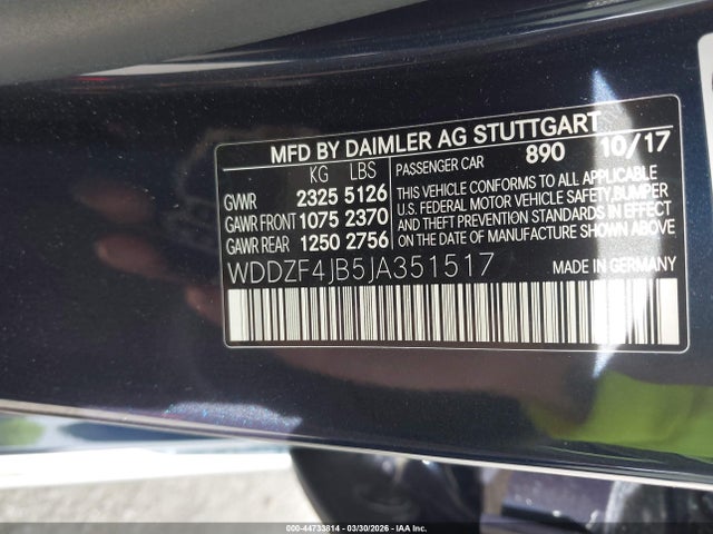 2018 MERCEDES-BENZ E 300 WDDZF4JB5JA351517 Photo 8