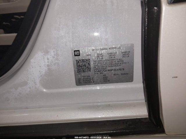 44734012 :رقم المزاد ، 5GAEVCKW9PJ137079 vin ، 2023 Buick Enclave Avenir Awd مزاد بيع