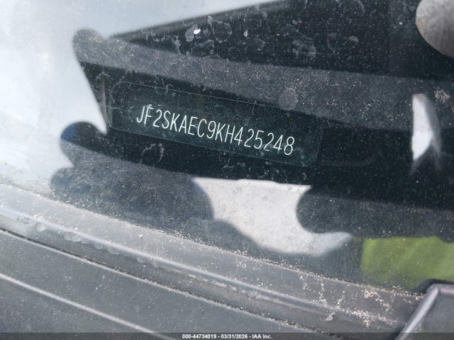 44734019 :رقم المزاد ، JF2SKAEC9KH425248 vin ، 2019 Subaru Forester Premium مزاد بيع