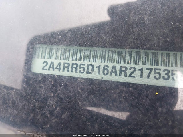 2010 Chrysler Town & Country Touring მანქანა იყიდება აუქციონზე, vin: 2A4RR5D16AR217535, აუქციონის ნომერი: 44734027