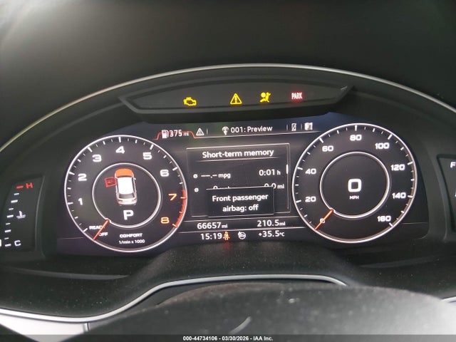 Продаж на аукціоні авто 2018 Audi Q7 2.0t Premium, vin: WA1LHAF72JD038947, номер лоту: 44734106